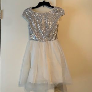 Size XS silver dress